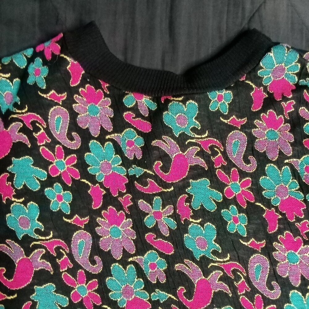 Vintage Loom Wear Floral AOP Crewneck Sweatshirt